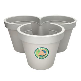 Stapelbare bloempot | Ecken & Kanten | 41.5 x 44 x 20, Tuin en Terras, Bloempotten, Nieuw, Verzenden