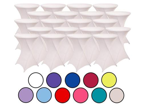 24-pack Statafelrokken - Stretch - 80-85x110 cm - Geel, Huis en Inrichting, Tafels | Eettafels, Nieuw, Verzenden