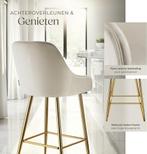 Barkrukken set van 2 - Barstoel met rugleuning - Barkruk - B, Huis en Inrichting, Barkrukken, Verzenden, Zo goed als nieuw