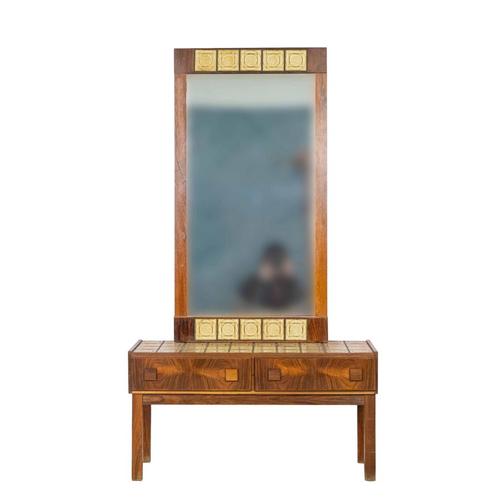 Kaptafel | Vintage | Palissander |  3357, Huis en Inrichting, Tafels | Kaptafels, Zo goed als nieuw, Ophalen of Verzenden