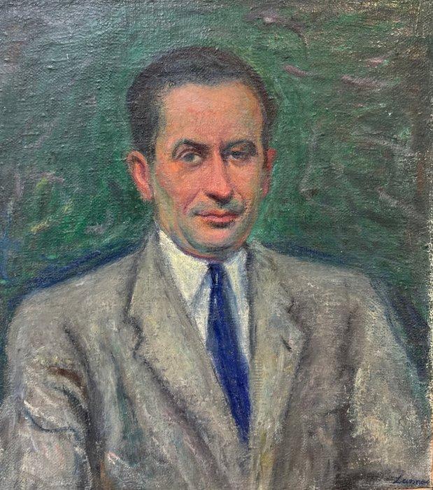 Mario Lannes (1900-1983) - Ritratto di Signore, Antiek en Kunst, Kunst | Schilderijen | Klassiek