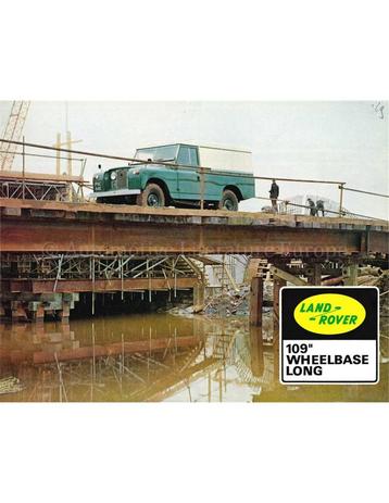 1967 LAND ROVER SERIES IIA 109 WHEELBASE LONG BROCHURE beschikbaar voor biedingen