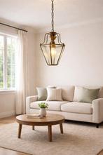 Plafondlamp - Messing, Glas