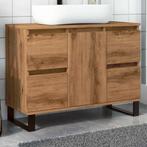 vidaXL Badkamerkast 80x33x60 cm bewerkt hout artisanaal, Verzenden, Nieuw
