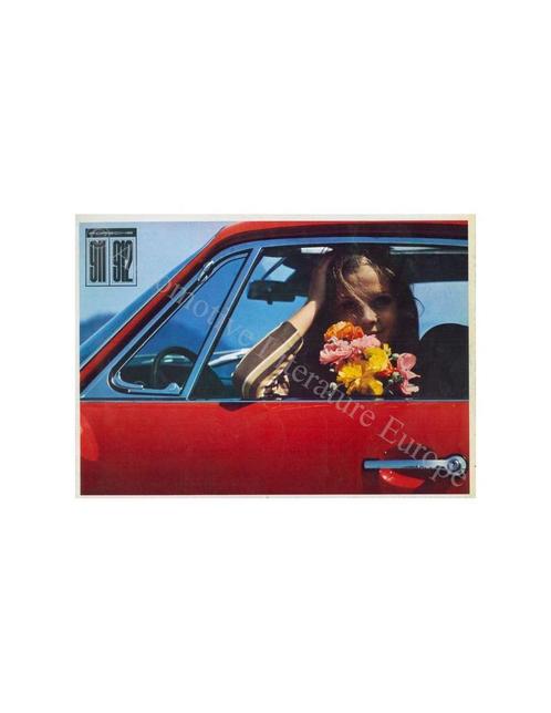1967 PORSCHE 911 / 912 BROCHURE, Boeken, Auto's | Folders en Tijdschriften, Porsche