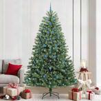 vidaXL Kunstmatige Inklapbare Kerstboom Groen 240 cm PVC en, Diversen, Kerst, Verzenden, Nieuw