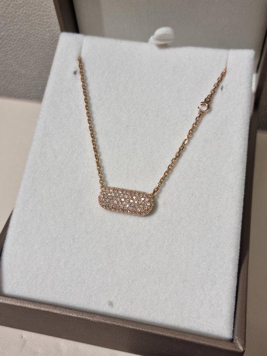Crivelli - Halsketting - 18 karaat Roségoud Diamant, Sieraden, Tassen en Uiterlijk, Kettingen