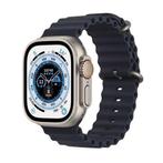 Apple Watch Ultra 49mm LTE Ocean Midnight Titanium met GA..., Telecommunicatie, Mobiele telefoons | Apple iPhone, Ophalen of Verzenden