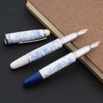 Vulpen pen schrijven papier Delfts blauw kantoor zakelijk, Diversen, Schrijfwaren, Nieuw, Verzenden