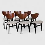 6x Vintage eetkamerstoelen G-plan, beige, jaren 60, Huis en Inrichting, Stoelen, Nieuw