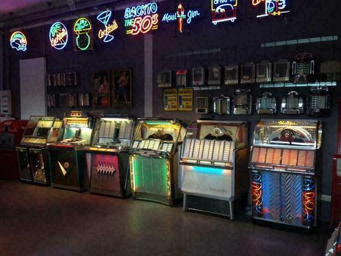DE MOOISTE JUKEBOXEN?? shop bij de Original Jukebox Company, Verzamelen, Automaten | Jukeboxen, 1950 tot 1960, Gebruikt