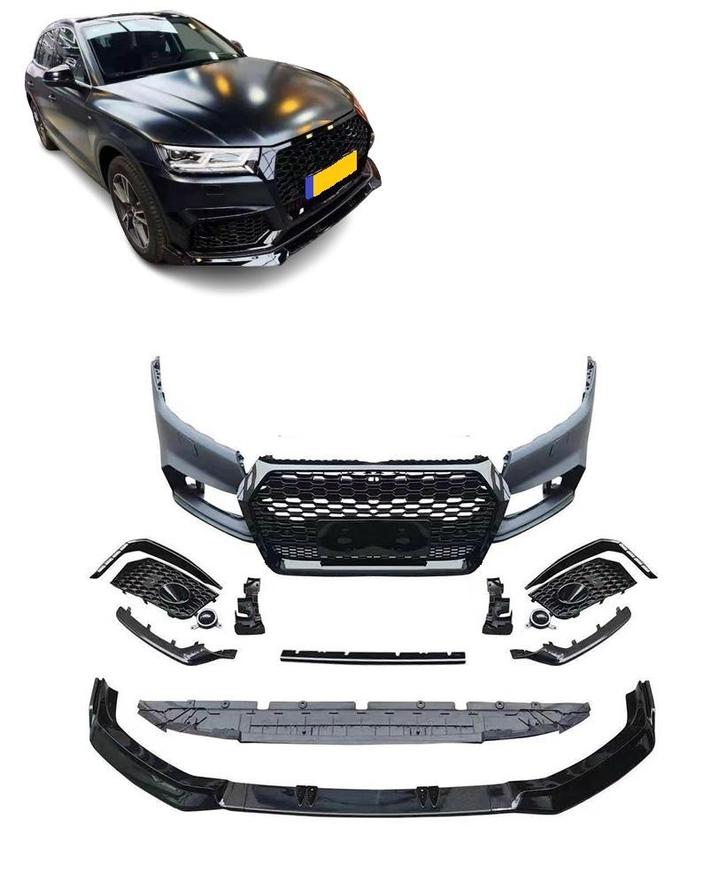 Voorbumper | Audi | Q5 17- 5d suv | RSQ5-Look | m KLS | m/z, Auto-onderdelen, Carrosserie en Plaatwerk, Nieuw, Audi, Verzenden