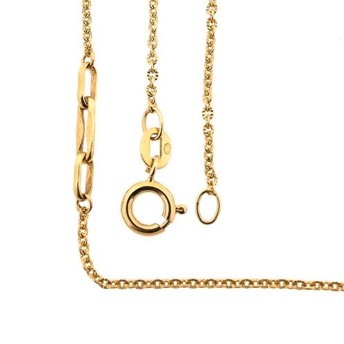 Gouden anker schakel ketting | 80,5 cm (schakelketting), Sieraden, Tassen en Uiterlijk, Kettingen, Overige kleuren, Gebruikt, Goud