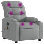 Verstelbare Relaxstoel met Massage -35% | Retourdeal, Huis en Inrichting, Stoelen, Ophalen of Verzenden, Nieuw, Grijs, Modern