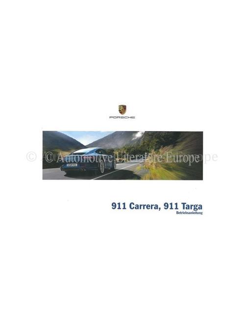 2015 PORSCHE 911 CARRERA | TARGA INSTRUCTIEBOEKJE DUITS, Auto diversen, Handleidingen en Instructieboekjes
