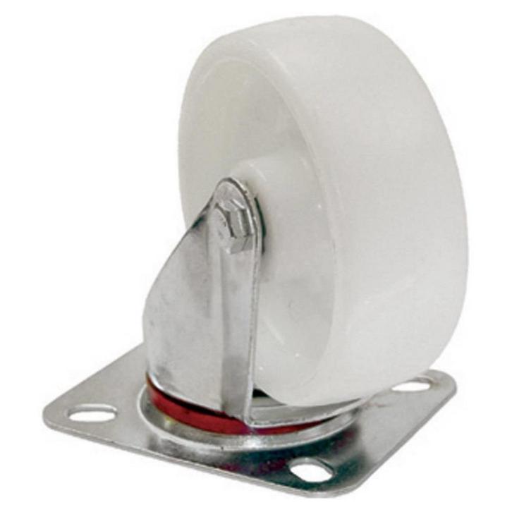 Tooltech Zwenkwiel 125 mm - Nylon - Draagkracht 150 kg, Doe-het-zelf en Verbouw, Zwenkwielen, Nieuw, Ophalen of Verzenden