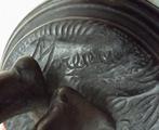 Moreau - Beeld, Putto con cesto di frutta - 23 cm - Brons, Antiek en Kunst