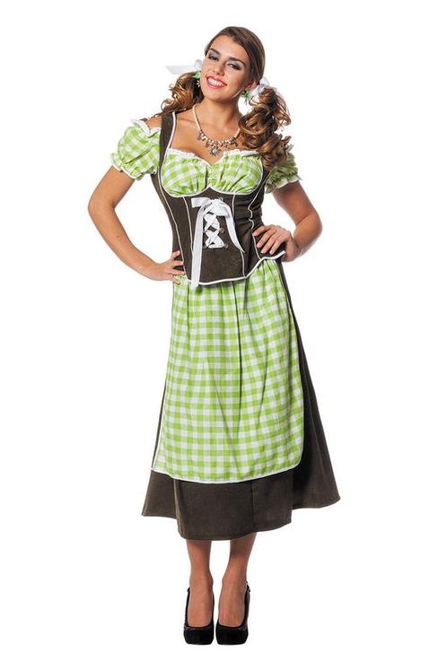 Dirndl suedine groen, Kleding | Dames, Carnavalskleding en Feestkleding, Nieuw, Ophalen of Verzenden