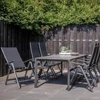 Terrasstoel Romano verstelbaar, Ophalen of Verzenden, Nieuw, Zwart