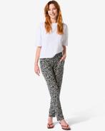 HEMA Damesbroek Mila bloemen blauw 2 voor 25.- / 1 voor 15.-, Verzenden, Nieuw