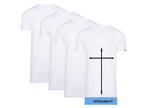 4-pack Cappuccino Witte T-Shirt ronde hals - Extra Lange, Verzenden, Nieuw