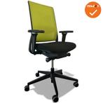 Gispen Zinn - 4D Armleggers - Zwart gestoffeerde zitting..., Werkplek, Ophalen of Verzenden, Gebruikt, Stoel