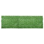 vidaXL Balkonscherm met groene bladeren 600x150 cm, Verzenden, Nieuw