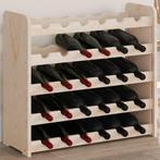 vidaXL Wijnrek 67,5x25x60 cm massief grenenhout, Huis en Inrichting, Woonaccessoires | Wijnrekken, Verzenden, Nieuw