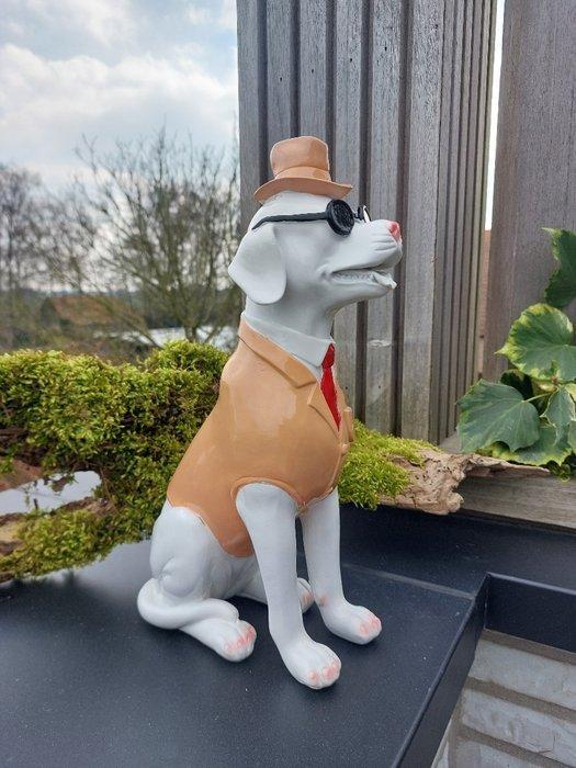 Beeld, Mister dog in smoking - 31 cm - polyresin, Antiek en Kunst, Curiosa en Brocante