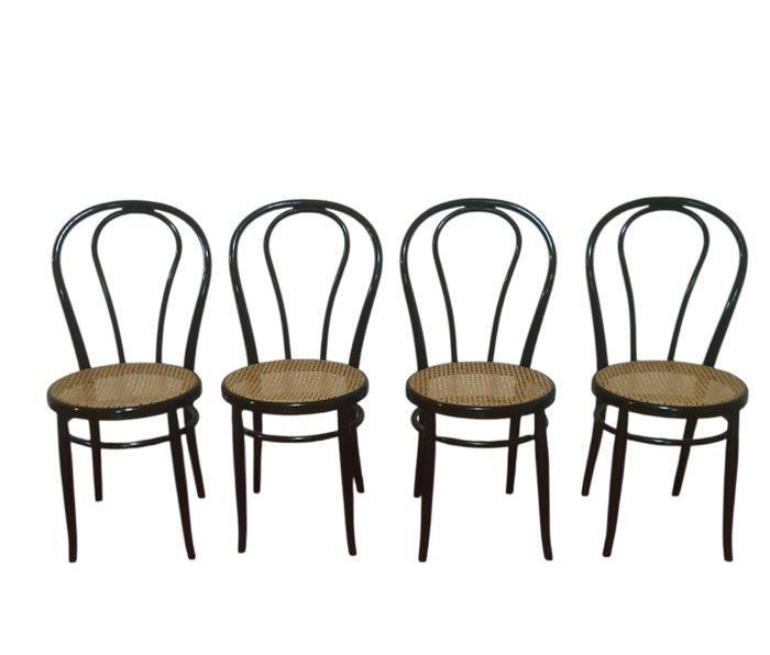 Stoel (4) - Beuken - Stile thonet, Antiek en Kunst, Kunst | Designobjecten