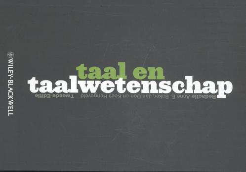 Taal en Taalwetenschap 9780470672136, Boeken, Studieboeken en Cursussen, Zo goed als nieuw, Verzenden