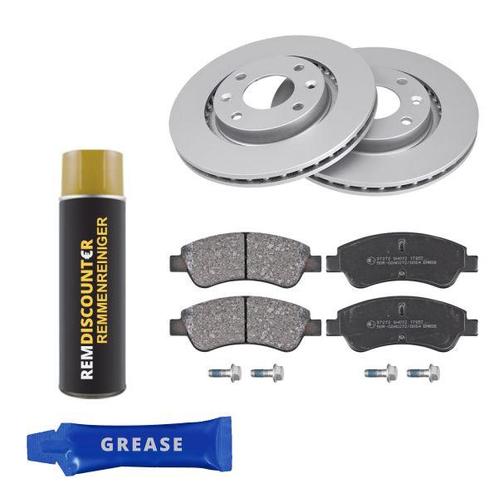 Voordeelset Remschijven + Remblokken OPEL CORSA 1.2 voorzijd, Auto-onderdelen, Klein materiaal, Nieuw, Verzenden