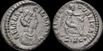 379-388ad Roman Aelia Flaccilla Ae nummus Victory seated..., Verzenden