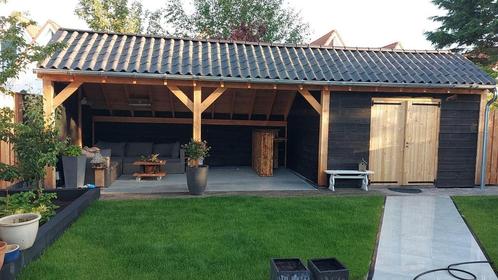 Drentse kapschuur met schuur 900×400cm type Erik, Tuin en Terras, Overkappingen, Ophalen of Verzenden