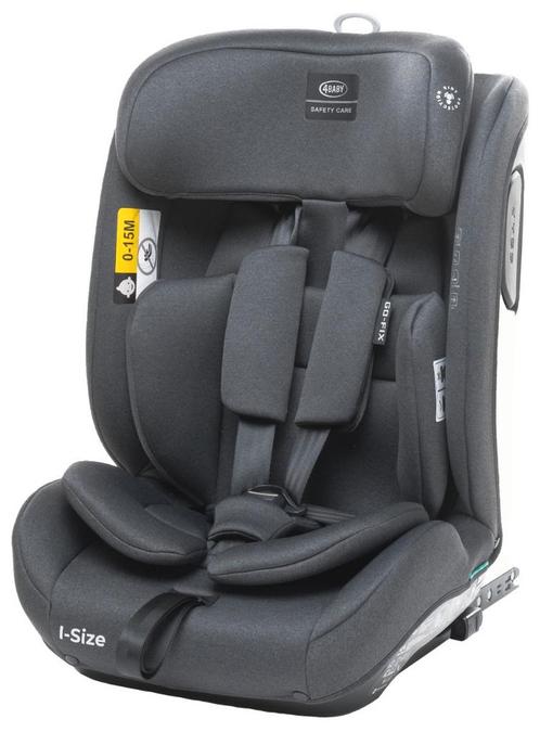 4Baby Go-Fix Graphite 76-150 cm i-Size Autostoel, Kinderen en Baby's, Autostoeltjes, Nieuw, Isofix, 9 t/m 36 kg, Verzenden