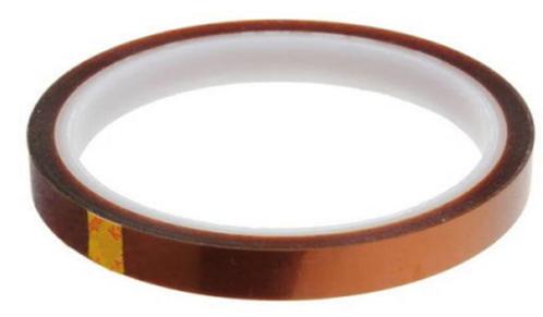 Kapton Tape 10mm x 33 meter hittebestendig 250c, Computers en Software, 3D-printerbenodigheden, Ophalen of Verzenden