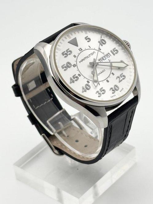 Hamilton - Khaki Pilot - Zonder Minimumprijs - H646110 -, Sieraden, Tassen en Uiterlijk, Horloges | Heren