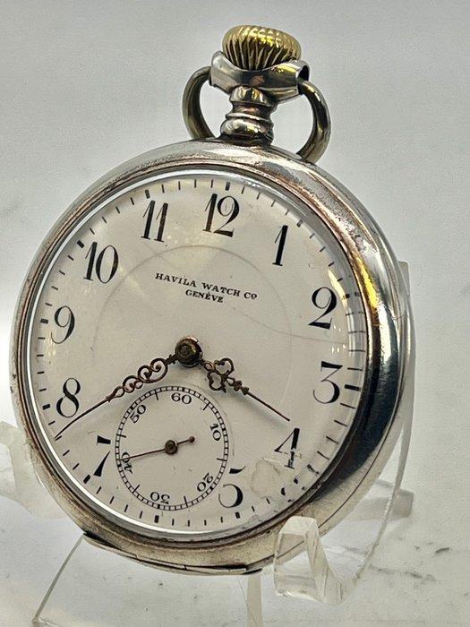 Havila Watch Co Geneve . Cassa argento Galonne. Adj 15J 1920, Sieraden, Tassen en Uiterlijk, Horloges | Heren