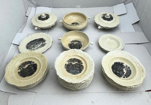 Ridgway Tyrolean - Tafelservies (29) - Porselein, Antiek en Kunst, Antiek | Meubels | Tafels