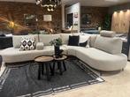 Showmodel hoekbank incl. hoofdsteun van 2399.- nu 1395.-, Huis en Inrichting, Verzenden, Nieuw, Stof