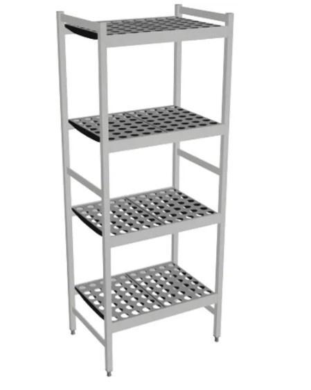 6611 - 4 etages - 660x560x1800 mm (bxdxh) Fermostock, Zakelijke goederen, Horeca | Meubilair en Inrichting, Verzenden