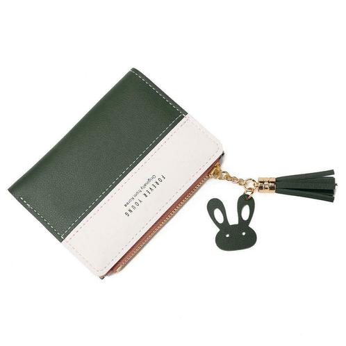 ZILOU Ritsportemonnee Compact - Lichtgewicht - Groen [TIP!], Sieraden, Tassen en Uiterlijk, Portemonnees, Groen, Nieuw, Overige merken