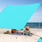 2dekans | Coast Draagbare Strandtent 3 x 3 m Turquoise -, Tuin en Terras, Zonneschermen, Ophalen of Verzenden, Zo goed als nieuw
