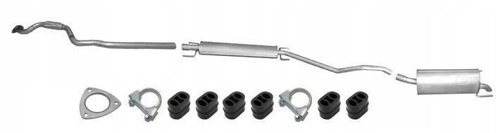 Complete uitlaat, Einddemper + Tussendemper + Voorpijp Opel, Auto-onderdelen, Uitlaatsystemen, Nieuw, Verzenden