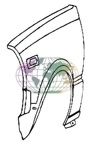 SUZUKI ALTO, 2009-2015 - SPATBORD, met zijknipperlichtgat... beschikbaar voor biedingen