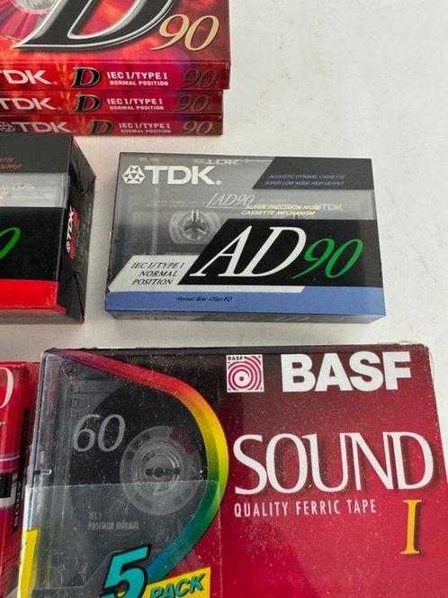 TDK, Maxell, Basf, Sony - Cassette bandjes Lege, Audio, Tv en Foto, Radio's