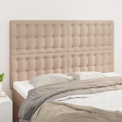 vidaXL Hoofdborden 4 st 72x5x78/88 cm kunstleer, Huis en Inrichting, Slaapkamer | Bedden, Bruin, Nieuw, Overige materialen, Verzenden