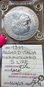Italië, Koninkrijk Vittorio Emanuele III. 5 Lire 1911