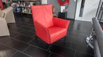 Fauteuil Montis Charly  Genua leer, Ophalen of Verzenden, Zo goed als nieuw, 75 tot 100 cm, Leer