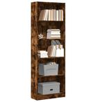 vidaXL Boekenkast 60x24x176 cm bewerkt hout gerookt, Verzenden, Nieuw, Overige houtsoorten